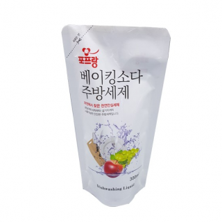 베이킹소다 주방세제 리필 300ml 자연유래성분 천연안심세제 설거지 1종세척제
